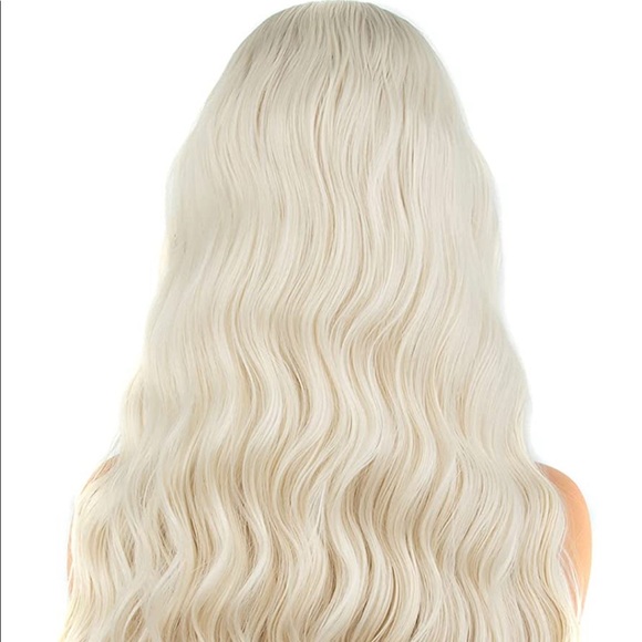 💫 LIM K 22” PLATINUM BLONDE  WAVY LACE FRONT WIG💫 *NEW - Picture 5 of 7